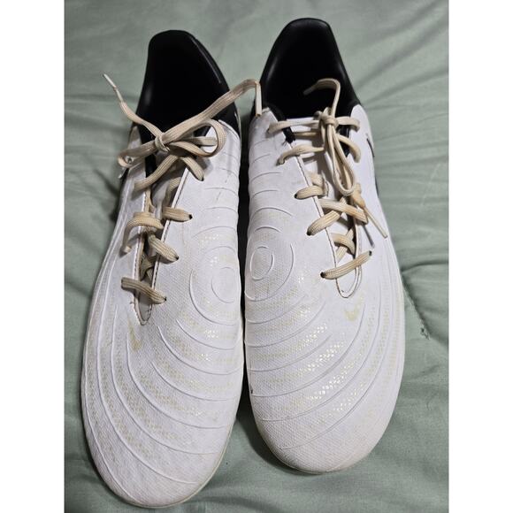 Nike phantom gx size 9 men's white gold and black soccer cleats - Picture 2 of 9